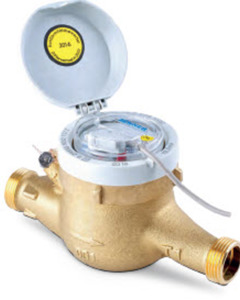 Water meter w/reed relay 1" 15-12500 l/h MNK-N 1L/pulse